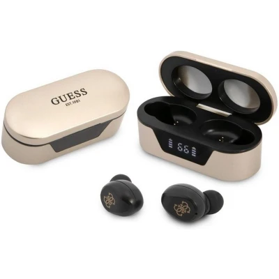 Afbeelding van Guess True Wireless Universele Bluetooth In Ear Oordopjes Goud