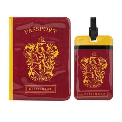Afbeelding van Cinereplicas Harry Potter Bagagelabel en paspoorthoes, Gryffondor, Amerikaans