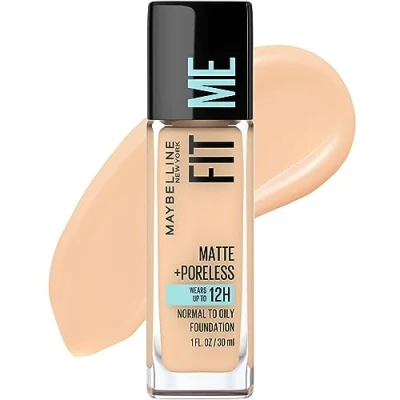 Image de Maybelline Fit Me Matte Plus Fond de teint sans pores Ivoire classique