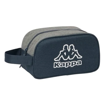 Afbeelding van Toilettas voor op School Kappa Dark navy Grijs Marineblauw 26 x 15 12 cm