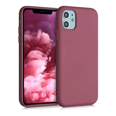 Afbeelding van kwmobile telefoonhoesje geschikt voor Apple iPhone 11 Hoesje smartphone Back cover in donkerroze