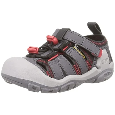 Afbeelding van Keen Knotch Creek Children Unisex Outdoorsandalen voor kinderen, Maat: 30, Magnet/red carpet Textiel/ synthetisch
