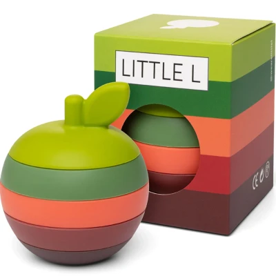 Afbeelding van Little l stapeltoren appel greens and reds