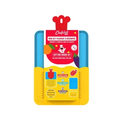 Afbeelding van Chefclub Kids Snijplankset Voor Kinderen 3 in 1 Antislip, Innovatief