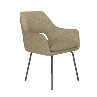 Afbeelding van Housecraft Living Mos Eetkamerstoel Metaal Pistache groen