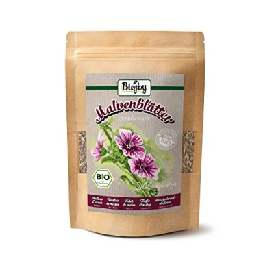 Afbeelding van Biojoy Biologische kaasjeskruid (100 g), gedroogd en gesneden, (Malva sylvestris)