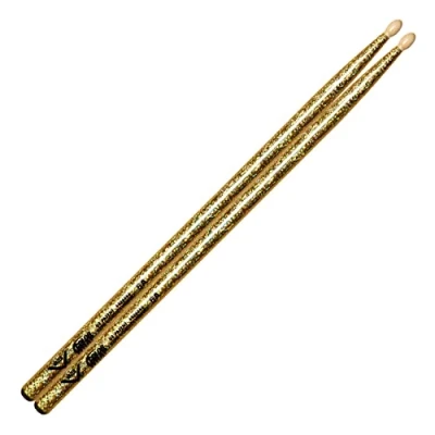 Afbeelding van Vater VCG5A Color Wrap 5A Gold Sparkle, houten tip Drumstokken