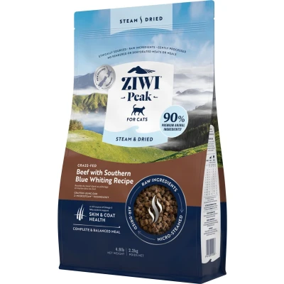 Afbeelding van Ziwi Peak Steam &amp; Dried kattenvoeding Rund 2,2 kg