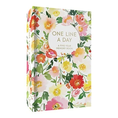 Afbeelding van Floral One Line A Day Five Year Memory Book