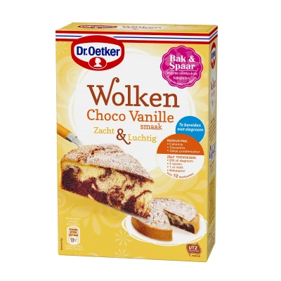 Afbeelding van Dr. Oetker Wolken Vanille Chocoladecake Mix 455g