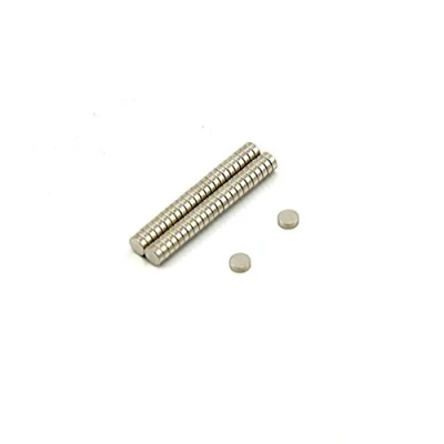 Afbeelding van N42 neodymium magneet voor kunst, handwerk, modelproductie 3 mm dia x 1 dik 0,19 kg trui 50 stuks