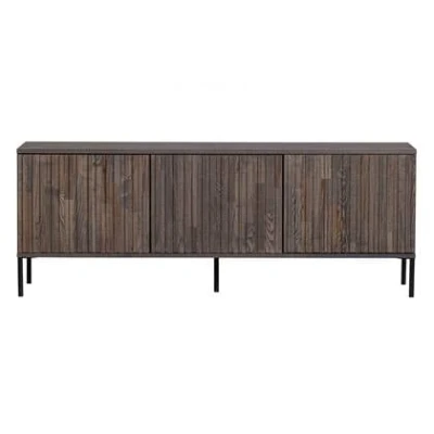 Afbeelding van WOOOD Exclusive New Gravure Tv Meubel Essen Espresso 56x150x44