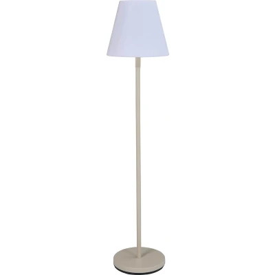 Afbeelding van Vloerlamp Beige Staal/Kunststof Buitenlamp 35x35x150cm Stella Giga Meubel