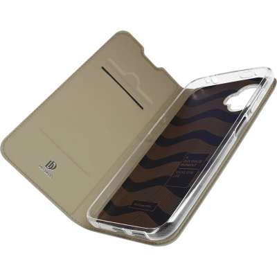 Afbeelding van Dux Ducis Skin Pro Hoesje Geschikt voor Samsung Galaxy Xcover 6 Wallet Goud