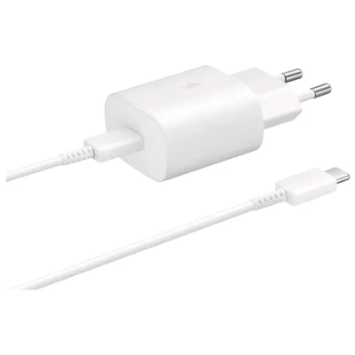 Afbeelding van Samsung 25W USB C Snellader EP TA800 met Kabel Wit