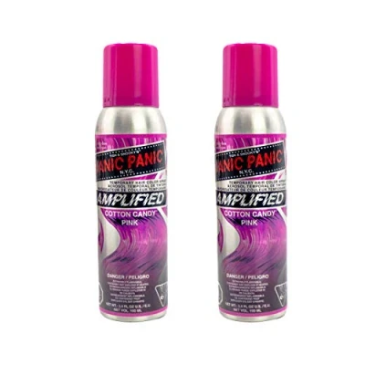 Afbeelding van Manic Panic Cotton Candy Pink Color Spray, Vegan, Cruelty Free, Tijdelijk Roze Haarkleur, 3 x 100 ml