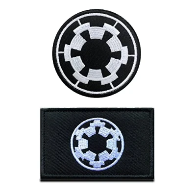 Afbeelding van Galactic Empire Target Tactic Militaire Badge Moral patch Cosplay geborduurde Airsoft klittenband voor rugzak, tactische muts, jas, vest, tas