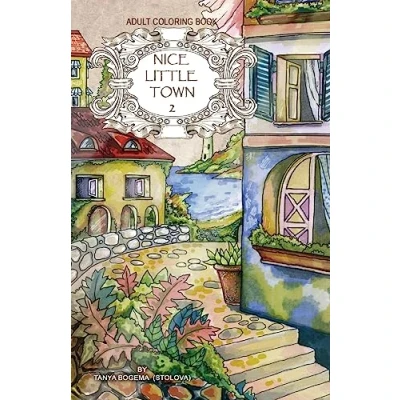 Afbeelding van Nice Little Town Adult coloring book