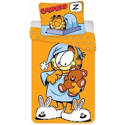 Afbeelding van BrandMac Garfield Omkeerbaar beddengoed 80 x cm + 135 200 cm, blauw
