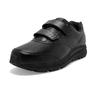 Afbeelding van Brooks Addiction Walker Vstrap 2 Sportieve wandelschoenen, Heren, Maat: 44, black Leer