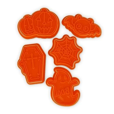 Afbeelding van Legami Halloween koekjessnijder, 5 vormen, ook geschikt voor kinderen, vaatwasmachinebestendig
