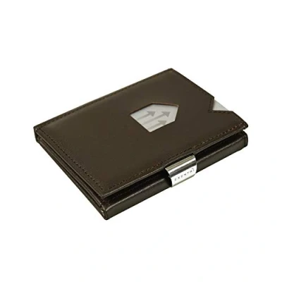 Afbeelding van Exentri Leather Wallet RFID brown Dames portemonnee