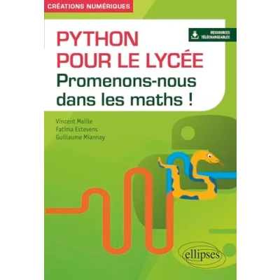 Afbeelding van PYTHON POUR LE LYCEE PROMENONS NOUS DANS LES MATHS