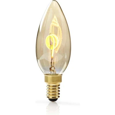 Afbeelding van LED lamp E14 Kaars Nedis (3W, 100lm, 2700K, Dimbaar, 3 stuks)