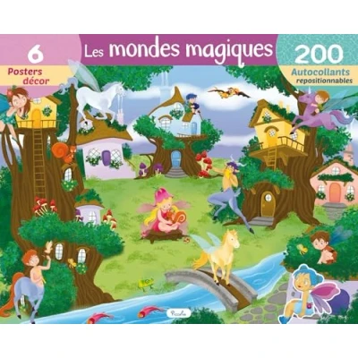 Afbeelding van LES MONDES MAGIQUES (6 POSTERS DECORS + 200 AUTOCOLLANTS)