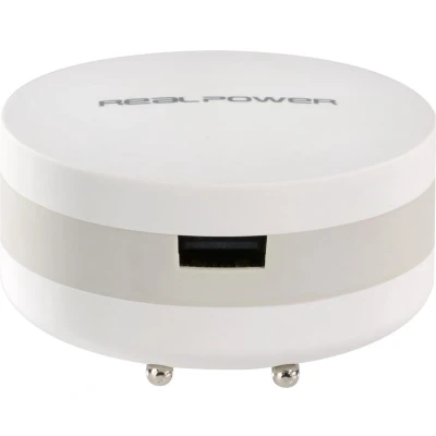Afbeelding van RealPower PBC 1800 Powerbank mAh Li ion Wit