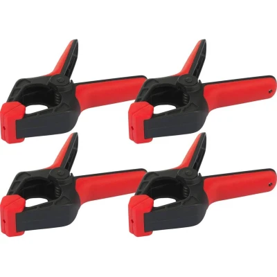 Afbeelding van TOOLCRAFT 2226761 Veerklem 45 mm 6 kg (4 stuks) Spanbreedte (max.):45 Afmeting, lengte: 115 Afm. werkbereik:50