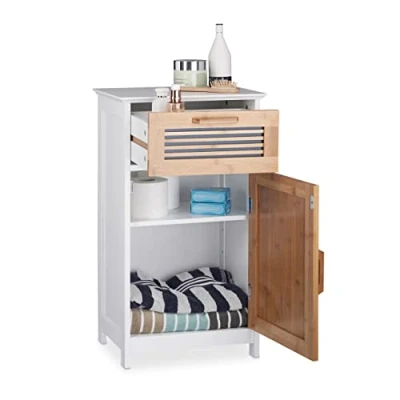 Afbeelding van Relaxdays, Badkamerkast, Badkamerkast (40 x 28,5 70 cm)