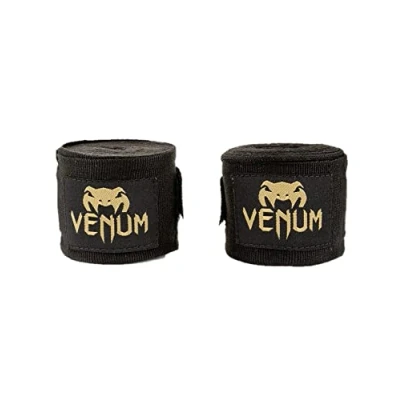 Afbeelding van Venum Kontact Hand Wraps Boksbandages 2.5M Zwart Goud