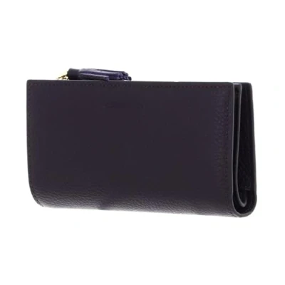 Afbeelding van COCCINELLE Leren portemonnee Tassel Wallet Prune donkerpaars