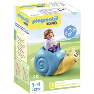 Image de Playmobil 1.2.3 71322 Enfant avec escargot à bascule