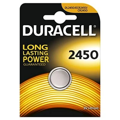 Image de Pile bouton lithium unite blister cr 2450 d 1 bl duracell (dl 2450)