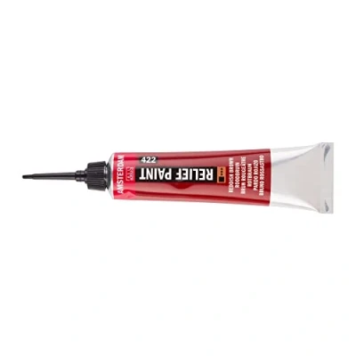 Afbeelding van Relief Paint 422 Roodbruin Amsterdam 20 ml