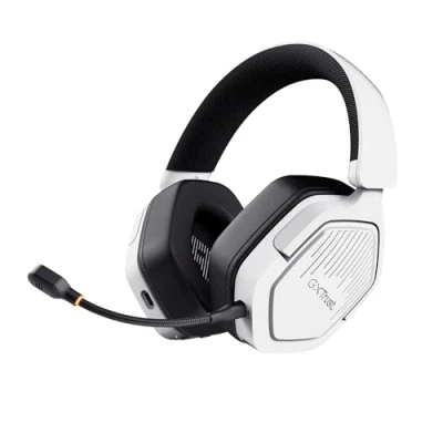 Afbeelding van Trust GXT Ravox 1493W Gaming hoofdtelefoon, draadloos, Bluetooth + 2,4 GHz, voor PS5, PS4, Switch, PC, Xbox Mobile, 50 mm drivers, 70 uur batterij, lage latentie, gamer over ear hoofdtelefoon met