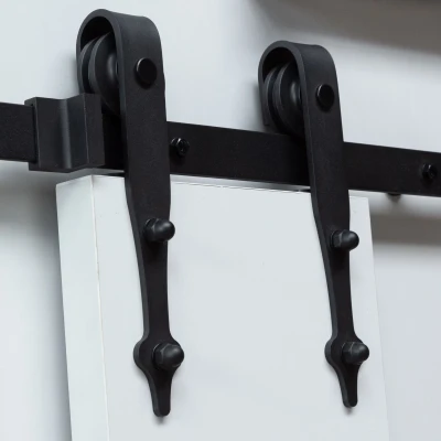 Afbeelding van Intersteel Schuifdeursysteem Classic mat zwart