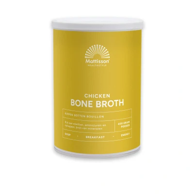 Afbeelding van Mattisson Kippen Botten Bouillon Chicken Bone Broth 400 g