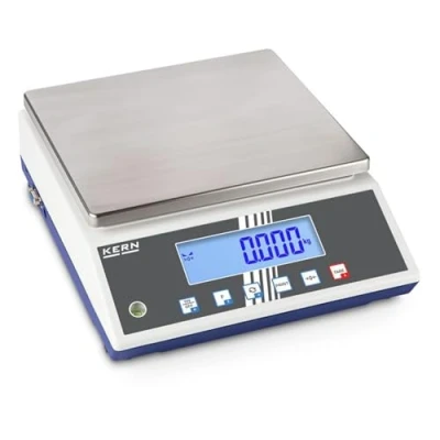 Afbeelding van Tafelweegschaal met secundaire weergave op de achterkant van weegschaal [kern FCB 12K1] nauwkeurigheid tot 1 g, weegbereik max. 12 kg