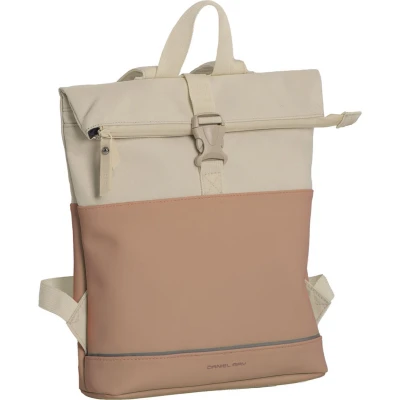 Afbeelding van Daniel Ray Allentown Rolltop Laptop Rugzak Waterproof Oudroze / Beige