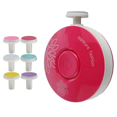 Afbeelding van PAIQIU Nagelknipper voor baby&#039;s, elektrische nagelvijl pasgeborenen, 6 in 1 nagelvijlset, nagelknipper, set manicureset kinderen