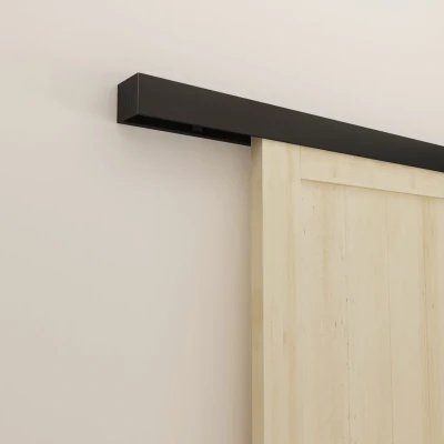 Afbeelding van Schuifdeursysteem Modern Zwart 240cm