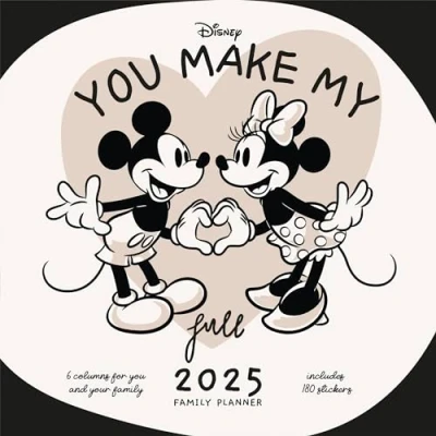 Afbeelding van Mickey &amp; Friends 2025 30X30 Familienplaner