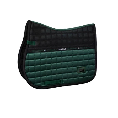 Image de Equestrian Stockholm FW&#039;22 Sportive Sycamore Green jumping saddlepad