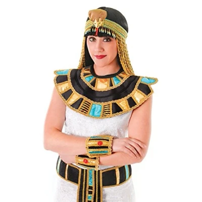 Afbeelding van female Bristol Novelty BA1060 Egyptische halsband, meerkleurig, één maat