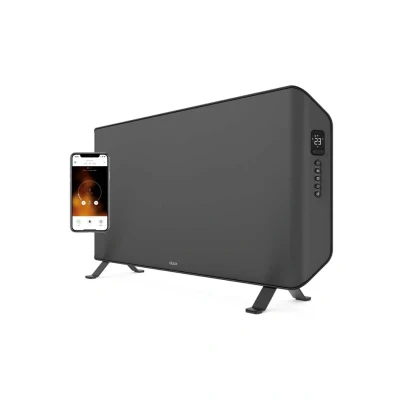 Afbeelding van Duux Edge Smart Convector Kachel, 40 Cm Hoog Grijs