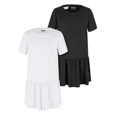 Afbeelding van Urban Classics 2PACK Jerseyjurk voor kinderen, Maat: 110/116, White+black