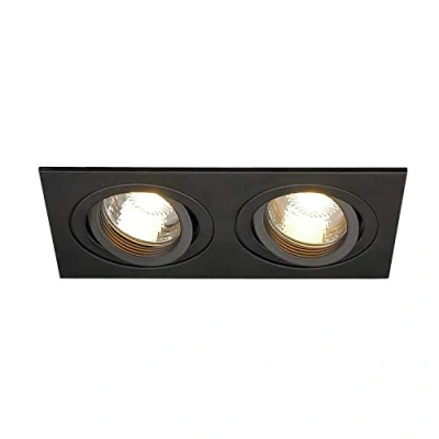Afbeelding van SLV 111362 New Tria II Inbouwring Halogeen GU10 100 W Aluminium (geborsteld)